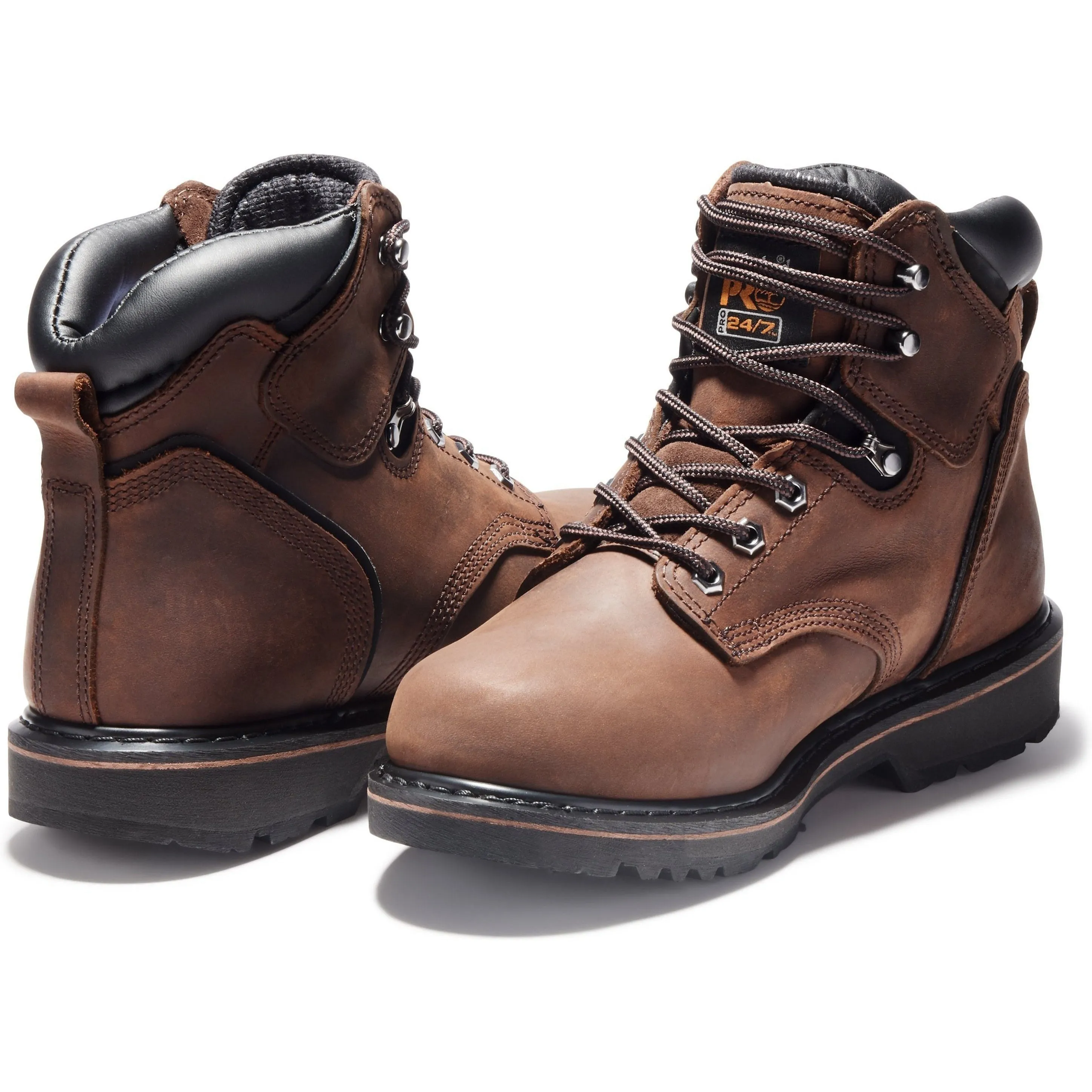 Timberland PRO Men's Pit Boss 6" Soft Toe Work Boots Brown TB033046214