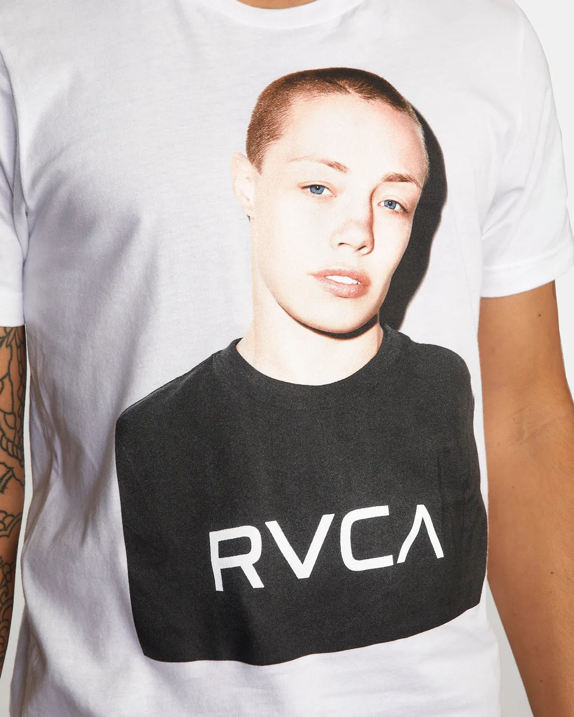 VA Sport X Rose Photo Tee - White